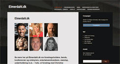 Desktop Screenshot of elmerdahl.dk