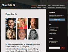 Tablet Screenshot of elmerdahl.dk